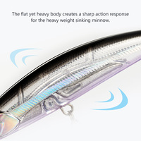 Leurre de pêche personnalisé multicolores 60 mm 8 g en plastique dur, leurre de pêche à la traîne, leurre de pêche coulant