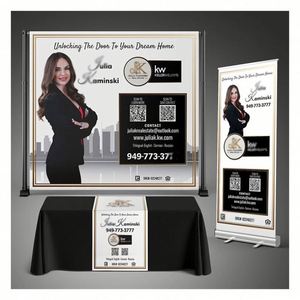 Banner Enrollable Portátil para Eventos, Exhibición Comercial, Letrero Personalizado Impreso para Ferias y Mercados - Product Image 1