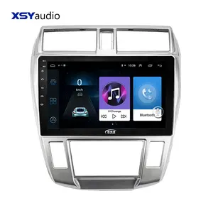 Android Auto Mobil DVD Player dengan Navigasi GPS untuk Honda City 2008 2009 2010 2011 2012 2013 2014