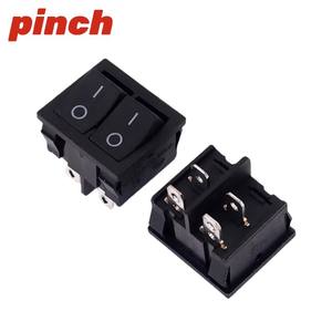 Pinch Kcd5 Rocker <b>Switch</b> 21X24mm 4 Pin 2 Position 6A 250V <b>Push</b> <b>Button</b> <b>Switch</b> - Product Image 2