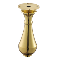 Accesorios para Muebles Wejoy, Patas de Muebles Modernas de Metal Dorado, Patas de Sofá Doradas