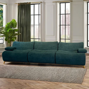 इतालवी डिजाइनर न्यूनतम बड़े लिविंग रूम मॉड्यूलर सोफे बांस कपड़े मालिश फोल्डेबल अवकाश कुर्सी - Product Image 1