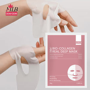 Großhandel Hydrolysierte Kollagen Gesichts masken Beauty Sheet Feuchtigkeit spendende Anti-Aging-Gesichtshaut Hydro gel Crystal Sheet <span class=keywords><strong>Mask</strong></span> - Product Image 2