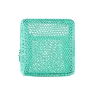 Sales Promotion Portable Mini <b>Cute</b> Makeup Pouch Durable Lipstick Storage Zipper Coin <b>Purse</b> Small Square Mesh Cosmetic Bags - Product Image 6