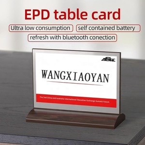 Carte de table de conférence sans fil à encre électronique |   Affichage E-Paper : Clarté et distance visuelle prolongée |   Écran bistable pour salle de réunion - Product Image 2