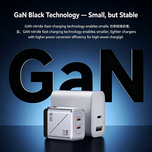 Chargeur GaN multi-ports Black Shark 45W haute puissance, chargeur rapide Type-C, compatible avec 30W, PD 20W pour iPhone 17, Xiaomi, Huawei - Product Image 1