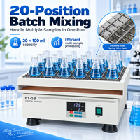 Agitateur orbital de laboratoire Cenlee 60 W, 0 à 300 tr/min, contrôle numérique, mélange fiable pour les laboratoires de recherche en biotechnologie et en chimie