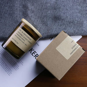 <span class=keywords><strong>Bougie</strong></span> parfumée en cire de soja dans un pot en ambre, écologique, faite à <span class=keywords><strong>la</strong></span> main, coffret cadeau de luxe, vente en gros, parfum d'ambiance pour <span class=keywords><strong>la</strong></span> maison, bougies d'aromathérapie - Product Image 6