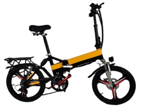Vélo de montagne électrique double avec pneus pliables de 20*2.215 pouces, moteur arrière de 250W, 7 vitesses, batterie au lithium 48V, corps en alliage d'aluminium - Product Image 2
