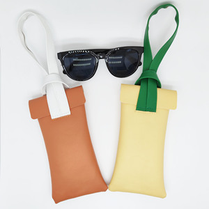 Tragbare Staubdichte Brillentasche für Damen Farbblockierung Kreative Brillenetuis Modische Tasche für Kurzsichtigkeits- und Sonnenbrillen-Aufbewahrung - Product Image 2