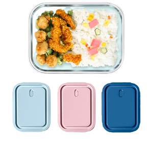 Boîte de rangement en verre à haute teneur en borosilicate chauffée au <span class=keywords><strong>micro</strong></span>-ondes - Product Image 2