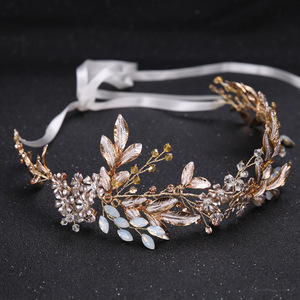 Champagne <span class=keywords><strong>di</strong></span> Cristallo della lega Del Branello Del Fiore Della Sposa Fasce Dei <span class=keywords><strong>Capelli</strong></span> Pettine Da Sposa Della Principessa Hairband Nuziale Hairbands Accessori <span class=keywords><strong>Per</strong></span> <span class=keywords><strong>Capelli</strong></span> Corona - Product Image 6