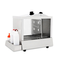 Chauffe-panini haut de gamme pour hot-dogs – Équipement de restauration qui garde les pains à hot-dogs au chaud et les garde frais.