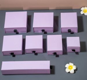 Оптовая продажа бумажных коробок для ювелирных изделий для браслета Ожерелье Кольцо Серьги Упаковка для подарков - Product Image 3