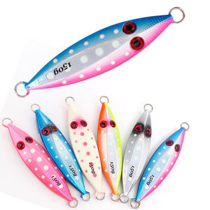 Leurre de pêche en mer, jig métallique lumineux, 100g, 150g, 200g, 250g, pour la pêche au maquereau, <span class=keywords><strong>lancer</strong></span> sur le rivage, pêche au poisson-queue, appât dur - Product Image 1