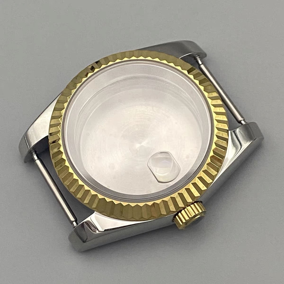 Loupe en cristal à dos solide
