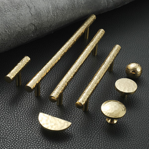Modern Brass Furniture Handles <b>Knobs</b> Bar <b>Cabinet</b> Pulls Kitchen Bathroom Dining Drawer Hardware Durable Adjustable Antirust - Product Image 4