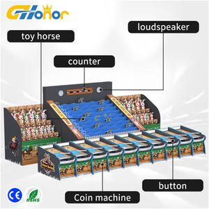 Machine d'amusement 10 joueurs Machine de <span class=keywords><strong>jeu</strong></span> de carnaval Machine à pièces Vente à chaud <span class=keywords><strong>Jeu</strong></span> de course de chevaux - Product Image 4