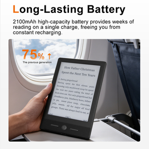 Nueva Tableta Lectora Electrónica Android 2026 de 6'' con Pantalla de Tinta Electrónica, Protección Ocular, Wi-Fi, Resolución de 1024x768, Compatible con PDF/<span class=keywords><strong>Doc</strong></span> - Product Image 2