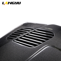 LANGyu 1998-2006 Pièces et accessoires automobiles Capot moteur style LY en fibre de carbone pour BMW E46 Coupé 2 portes Couvercle de capot