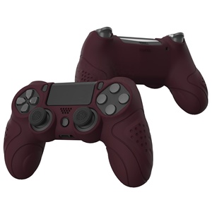 For Wine Red Eco-friendly Silicone & Plastic Thumb Analog Stick Protective Shell Case for Slim/Pro <b>Controller</b> - Product Image 3