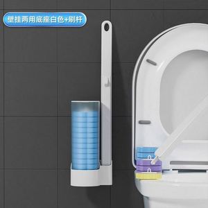Brosse de toilette murale jetable en gros, brosse WC murale suspendue, brosse de nettoyage WC OEM & ODM - Product Image 2