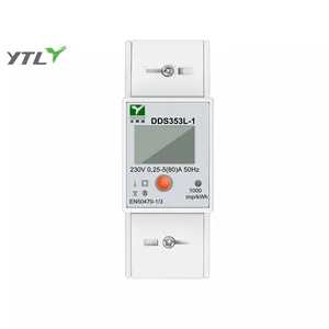 YTL DDS353L Din-Rail monofase 2 filo CE RoHS MID B D omologato misuratori multifunzione