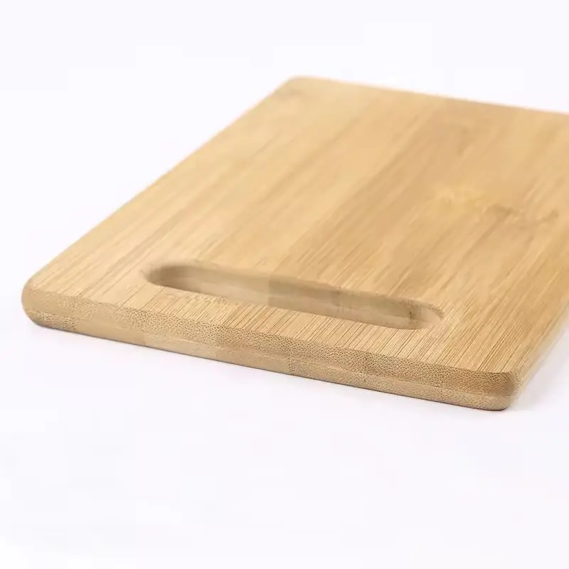 Tagliere di bambù riutilizzabile in tre pezzi con manico grande tagliere di bambù