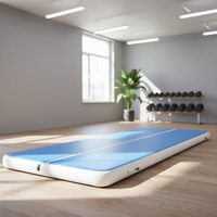 Prêt à expédier Matelas Gonflable Gymnastique Sautant Tapis De Gymnastique Tapis D'atterrissage Rebondissant de Voie D'air
