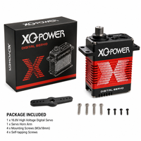 Servo Brushless Tegangan Tinggi 130kg XQ-S9130D Isolasi Sinyal Tahan Air Grosir Pabrik Motor Robot Industri