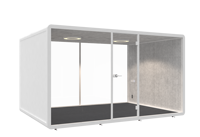 Pod d'isolation phonique Offre Spéciale réunion de groupe de 8 personnes pour la cabine insonorisée d'espace de travail portatif de bureau