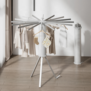 2025 Nouveau séchoir à poulpe amélioré, avec zone de séchage à double couche, design pliable et mobile pour une utilisation en extérieur ou sur le balcon. - Product Image 6