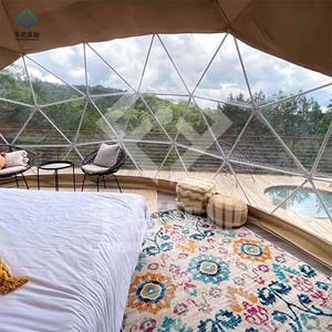 Sang trọng không thấm nước Inflatable rõ ràng trắc địa glamping mái vòm Nhà lều cho khách sạn cắm trại khu nghỉ mát cho triển lãm thương mại lều - Product Image 4