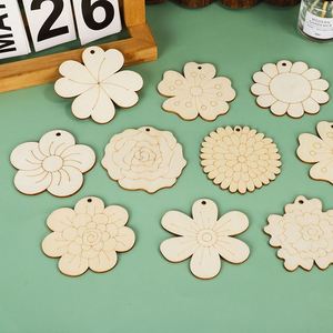 Customizable Eco-Friendly Kids' DIY Craft <b>Kit</b> Cartoon Wooden Flower <b>Art</b> Projects for Home Decor Dropshipping - Product Image 3