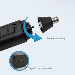 Vendita calda di alta qualità ricaricabile <span class=keywords><strong>naso</strong></span> orecchio trimmer sicurezza a basso rumore lavabile rasoio elettrico <span class=keywords><strong>per</strong></span> uomo uomo - Product Image 5