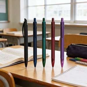 <span class=keywords><strong>Penna</strong></span> promozionale YF PEN YFA3477A con punta da 0,7 mm, inchiostro nero/blu, corpo in plastica galvanizzata, stampa UV/digitale - Product Image 3