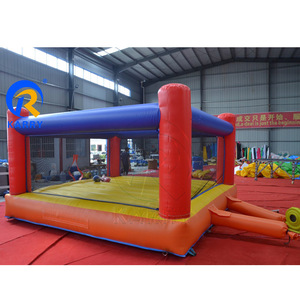 Château gonflable pour enfants de grande taille pour usage commercial en extérieur, cour arrière, ring de boxe gonflable pour enfants, trampoline pour tout-petits, garantie de 3 ans - Product Image 2