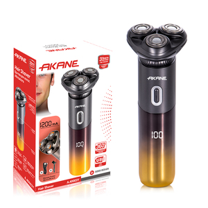 AKANE 5W Hair <b>Shaver</b> 7000RPM Rechargeable USB With Intelligent Display Floating Blades and Lithium Battery Multifunction Usb Cha - Product Image 3