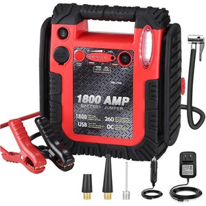 Best Selling 12V Portable Jump 20000mAh Auto Power Pack With Air <b>Pump</b> <b>Battery</b> Boosts for Car HH744 Portable Jump Starter HH744 H - Product Image 3