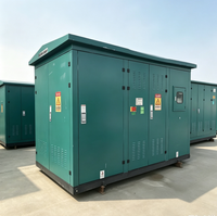 Subestación Transformadora Prefabricada para Exteriores de 630 kVA, Trifásica, 50 Hz, Montada sobre Plataforma, Refrigeración ONAN, IP33D, 10 kV, 0.4 kV, YB-12, IEC