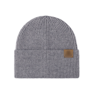 Custom Logo Patch <b>Knitted</b> Winter Waffle Beanie Hats with 3D Embroidery Dot Bows Fruit & Camouflage <b>Patterns</b> Unisex Adult - Product Image 1