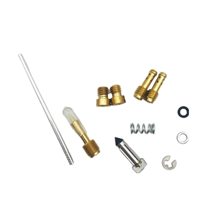 Nuevo Kit de reparación de carburador de motor de motocicleta para GSF250 GJ74A <span class=keywords><strong>Bandit</strong></span> 250 GSF 250 incluye tornillos de piloto de válvula de flotador de sello <span class=keywords><strong>Jet</strong></span> - Product Image 6