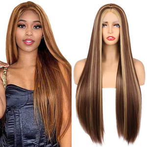 Vero prezzo all'ingrosso della fabbrica di colore naturale dei <span class=keywords><strong>capelli</strong></span> umani 13*4 pizzo trasparente parrucca anteriore con Highlight pianoforte crudo <span class=keywords><strong>capelli</strong></span> vietnamiti - Product Image 2