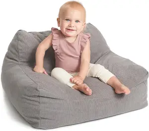 Modern yumuşak bellek köpük tulumları şişme koltuk bebek kanepesi çocuklar için fasulye torbası kanepe