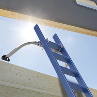 Jh-mech – accessoire d'extension d'échelle pour gouttière de toit, stabilisateur d'échelle métallique pour la portée des ailes de toit