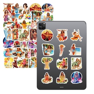 50 cái nóng nhất mùa hè cổ điển hợp thời trang sexy cô gái Sticker - Product Image 4