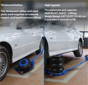 Easy Use 3 Ton <strong>Bag</strong> <strong>Air</strong> <strong>Jack</strong> Triple <strong>Air</strong> Balloon <strong>Jack</strong> Pneumatic <strong>Jack</strong> for Garage/Wrokshop <strong>Car</strong> Lifting - Product Image 6