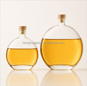 Bouteilles d'huile d'olive en <span class=keywords><strong>verre</strong></span> transparent mat noir personnalisées avec logo, plates et rondes, 250 ml, 500 ml, 25 cl, 50 cl, bouteilles en <span class=keywords><strong>verre</strong></span> pour liqueur, whisky, rhum - Product Image 5