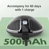 Mouse Komputer Nirkabel 5D Aluminium Ultra-tipis HT Berkualitas Tinggi untuk Laptop dan Komputer Tersedia