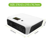 Onduleur solaire système UPS 700W 1400W avec sortie AC DC onde sinusoïdale pure pour éclairage de bureau à domicile TV ventilateur PC appareils